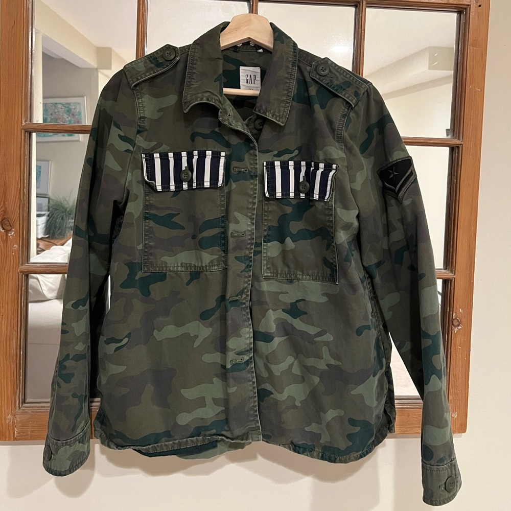 Camo shacket